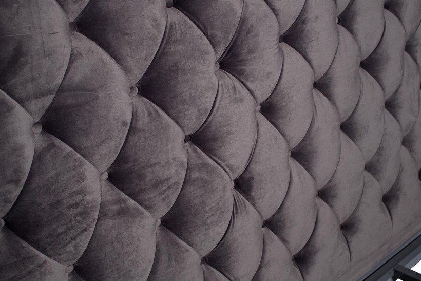 Каретная стяжка велюр