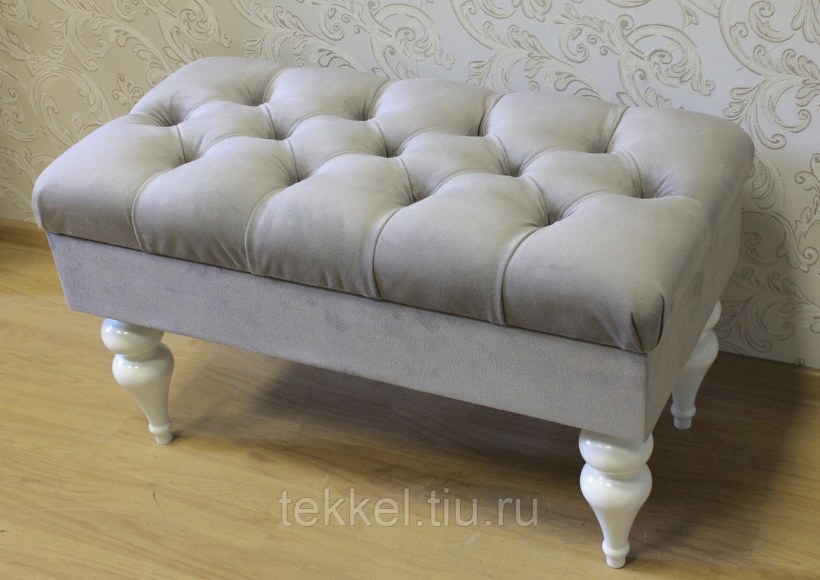 Банкетка с каретной стяжкой Долорес