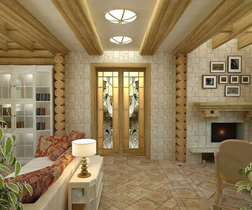 Отделка загородного дома