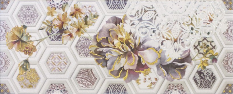 Керамическая плитка для стен Unicer Glam Marfil 23,5x58