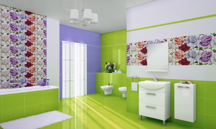 Церсанит плитка зеленая