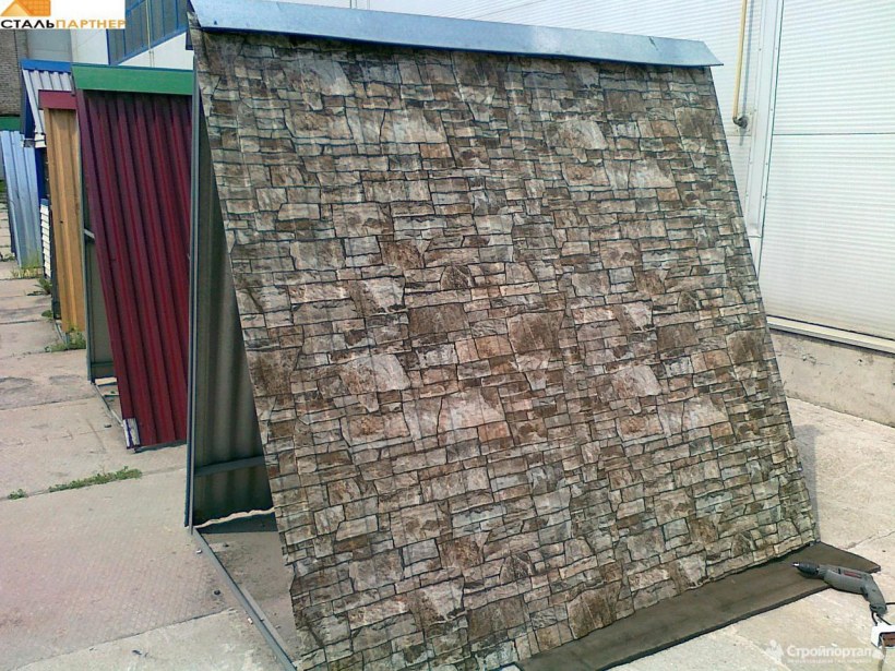 Профнастил Принтек под камень