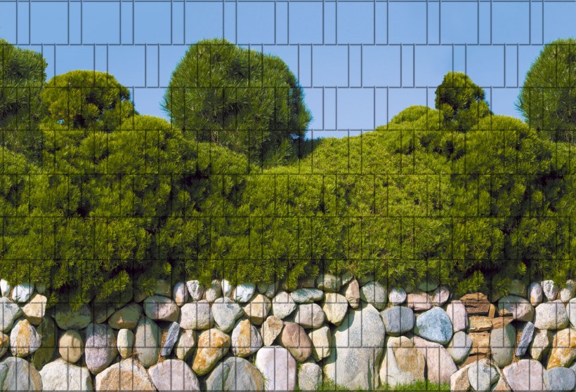 Каменный забор для динозавров