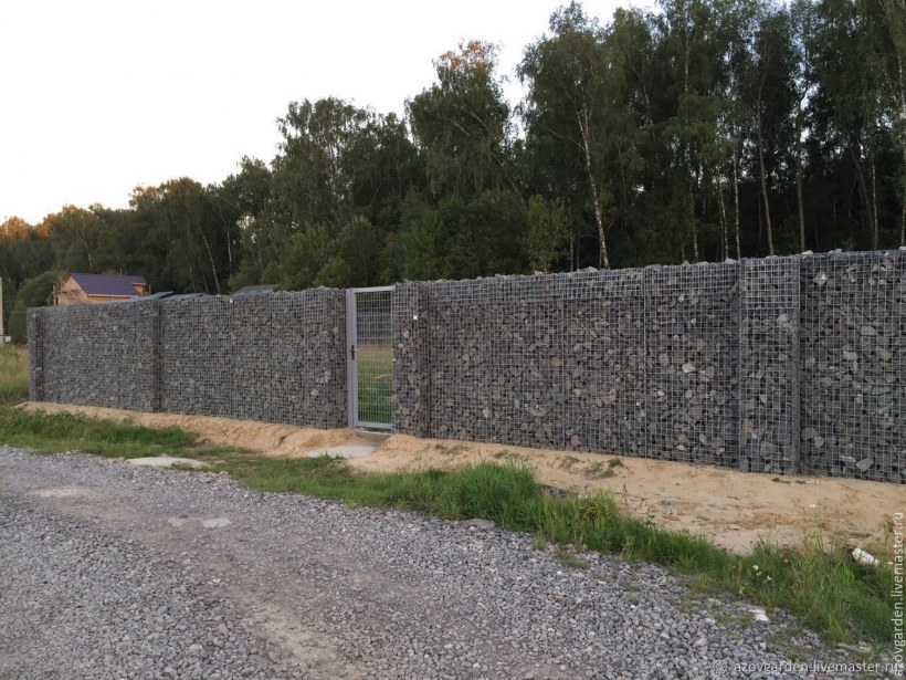 Забор для фахверка габион