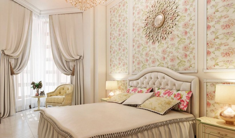 Спальни в стиле Прованс классика