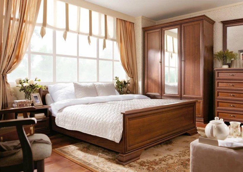 Кровать Кентаки каштан БРВ