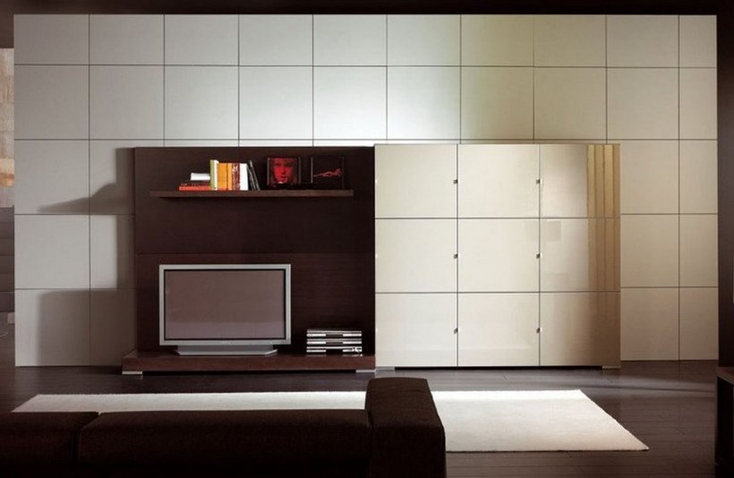 Современная стенка во всю стену