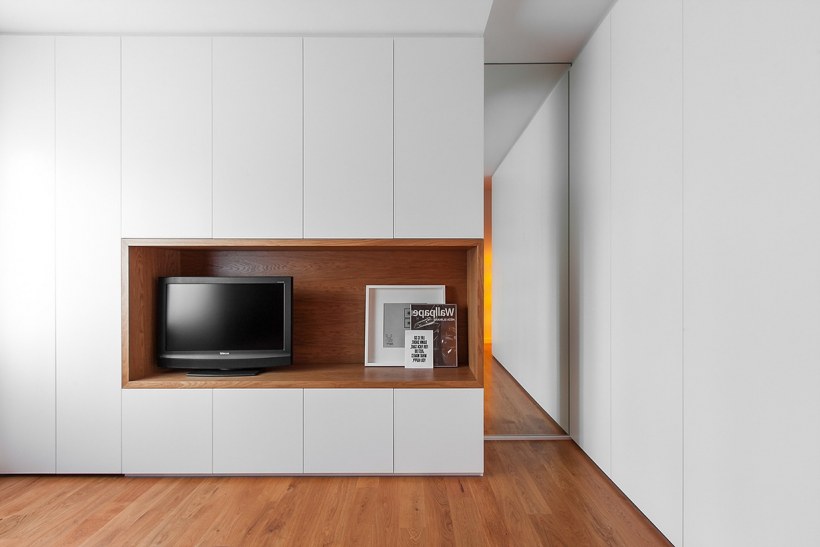 Гостиная телевизор шкаф Минимализм