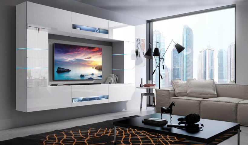 Стенка гостиная мебель RTV салон c63 1b