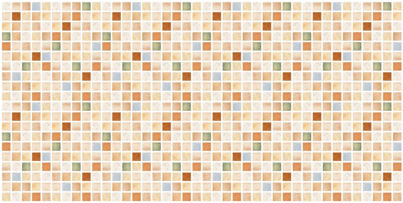 Панель ПВХ мозаика Индия 960х485 мм, 0.47 м2