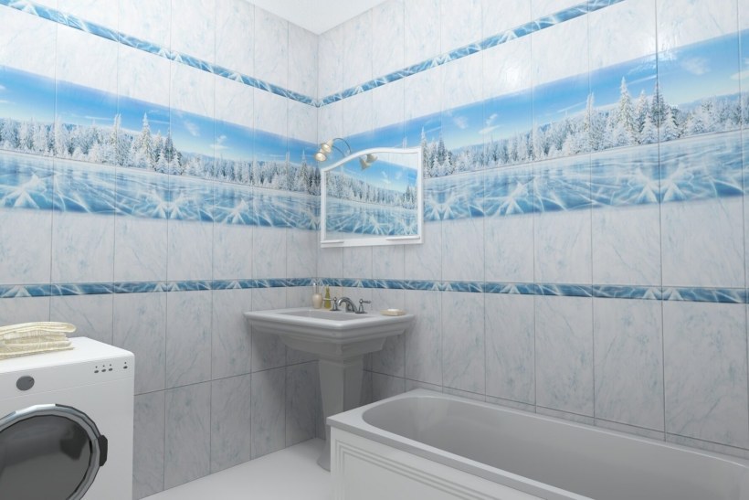 3 Д панели ПВХ В интерьере