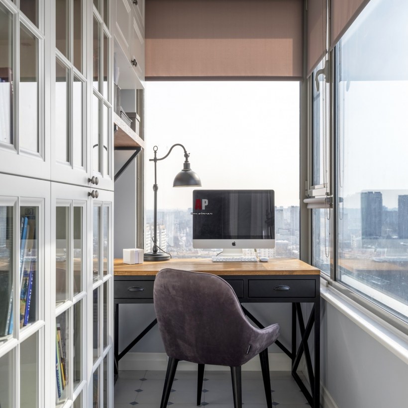 Лоджия кабинет 3.7 кв м