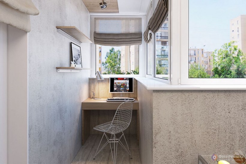 Кабинет на балконе