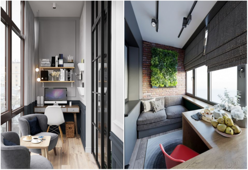 Кабинет на балконе