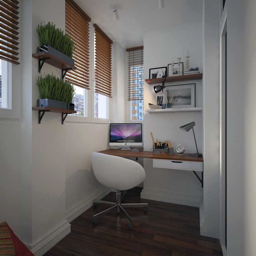 Офис на балконе