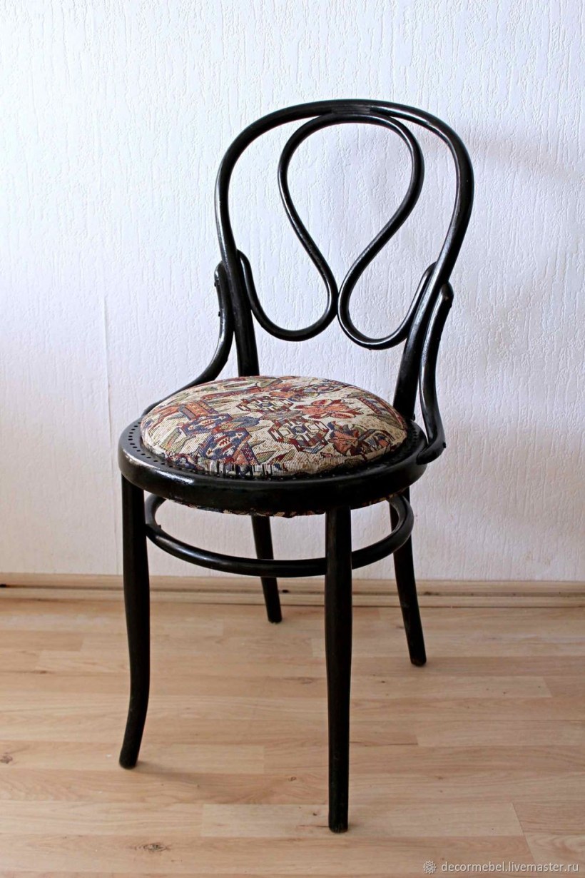 Венский стул с мягким сиденьем