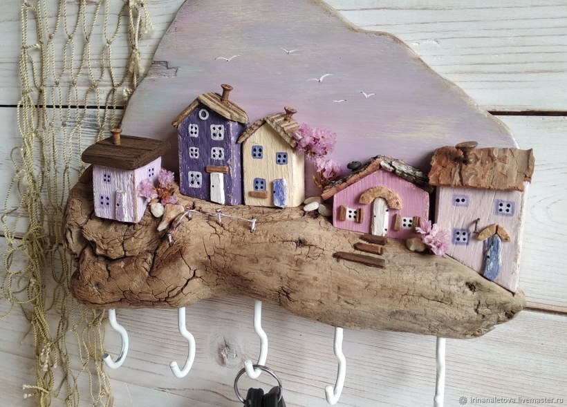 Ключница дерево Дрифтвуд