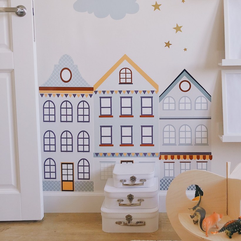 Интерьерные наклейки домики