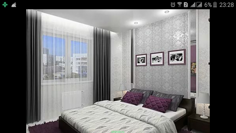 Натяжной потолок со скрытым карнизом