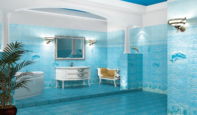 Плитка лазурь Березакерамика