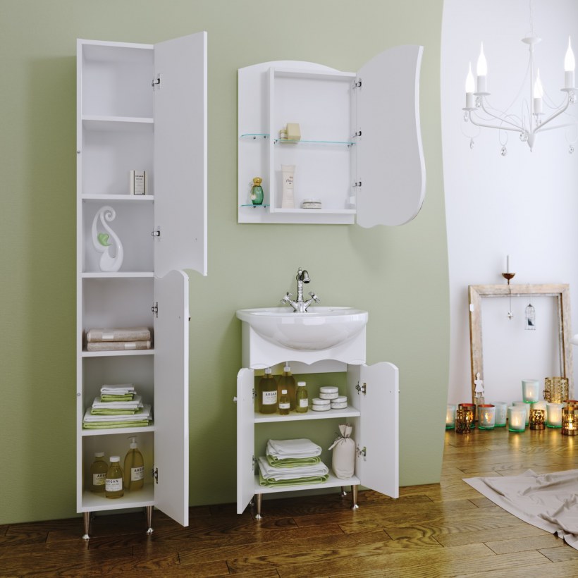 Зеркало шкаф Мари 55 Алаванн