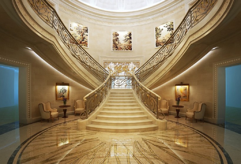 Дворец Версаче лестница в Доворец
