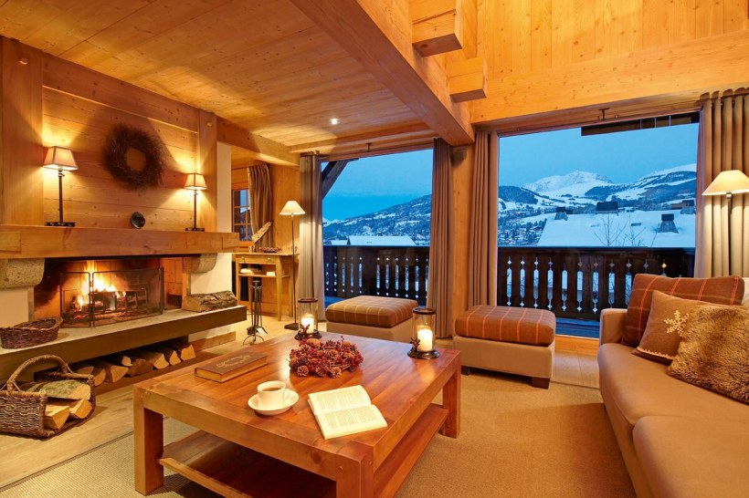 Интерьеры деревянных домов