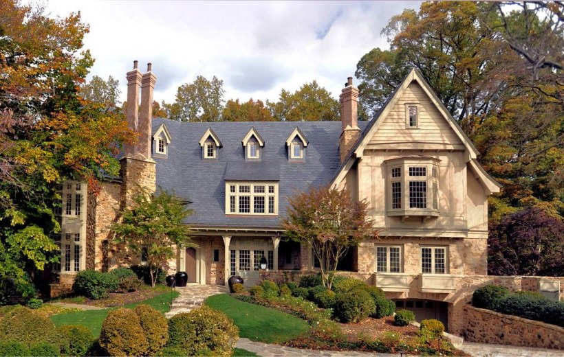 Стиль Тюдор (Tudor Revival Cottage)