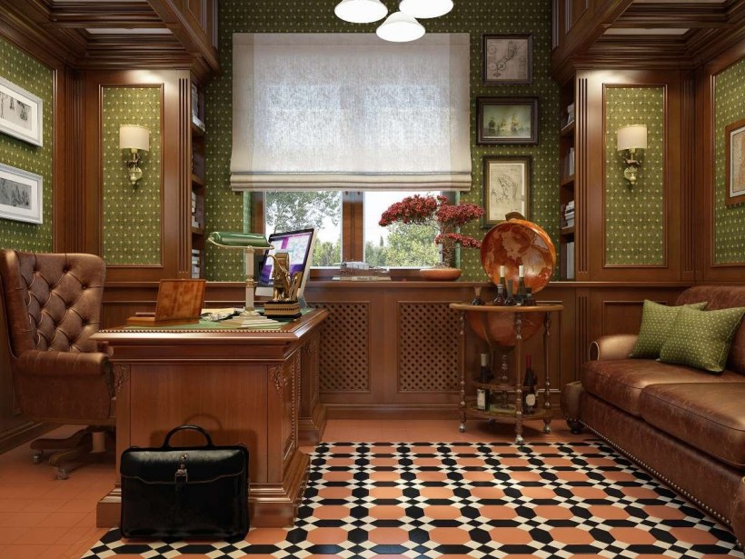 Отделка в английском стиле