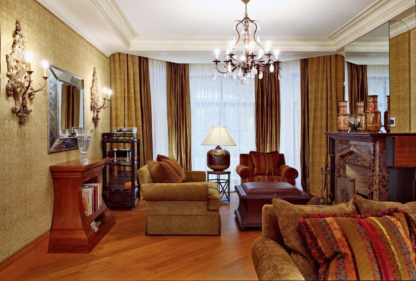 Гостиная в аристократическом стиле