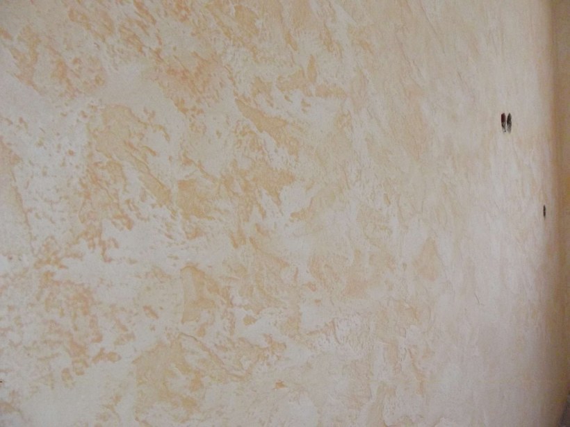 Венецианская штукатурка в кухне студии