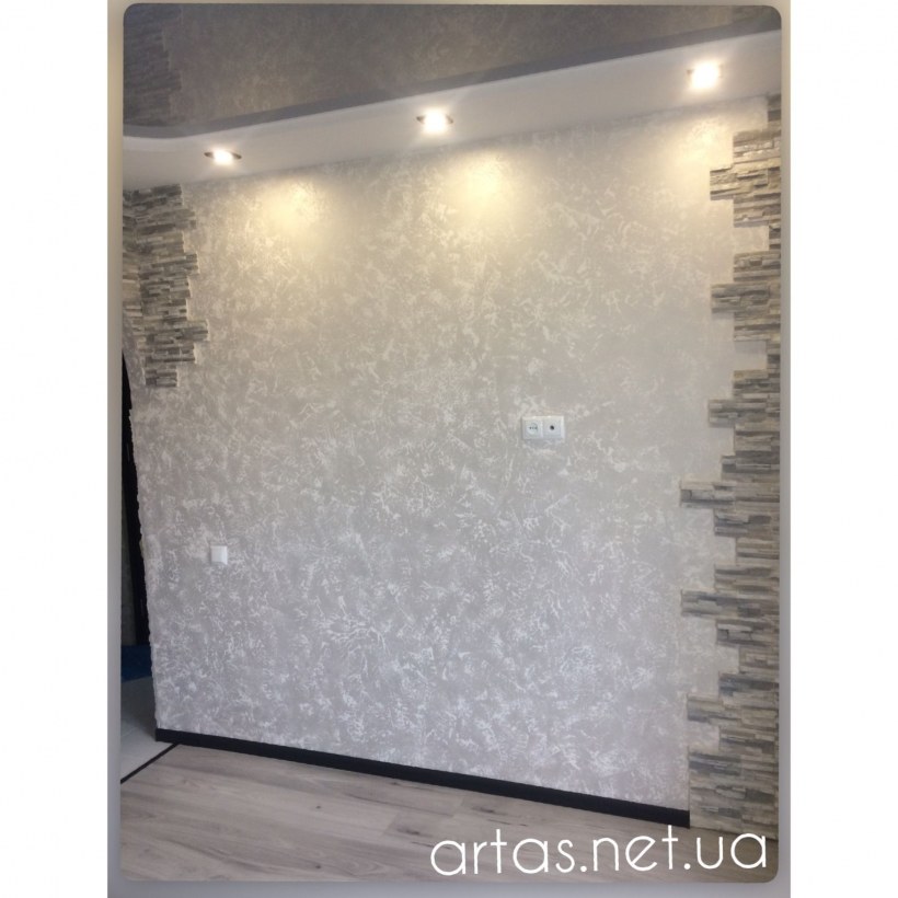 Штукатурка Гротто в коридоре