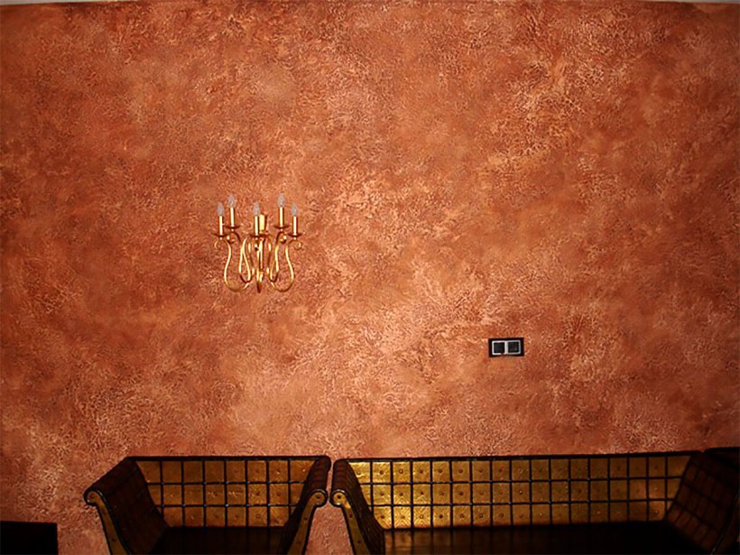 Венецианская штукатурка короед