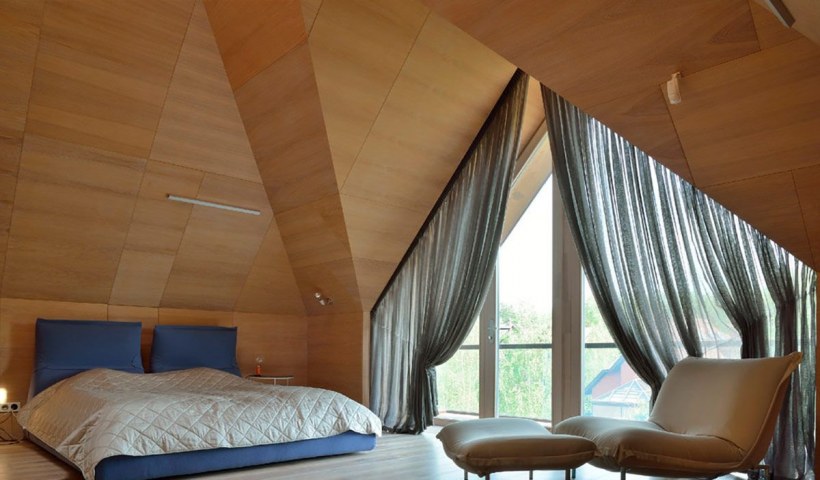 Шторы на треугольные окна