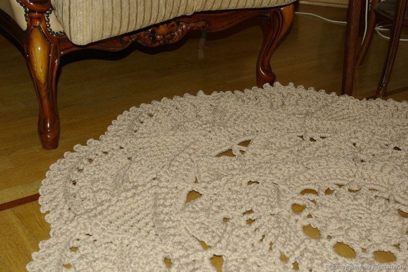 Ковёр Лотос из полиэфирного шнура