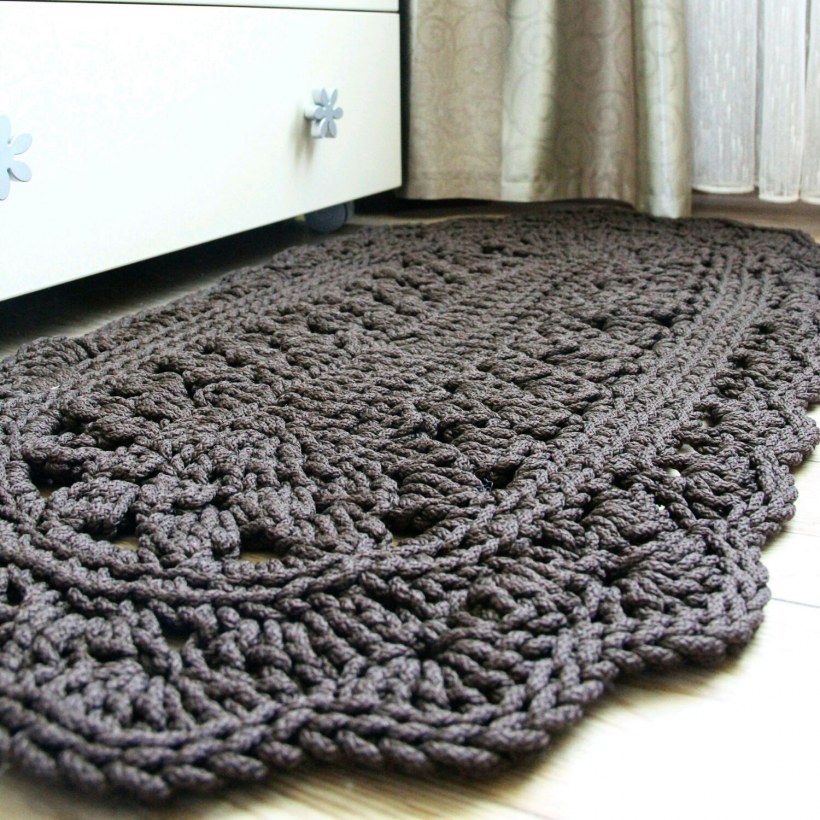 Ковер из шнура