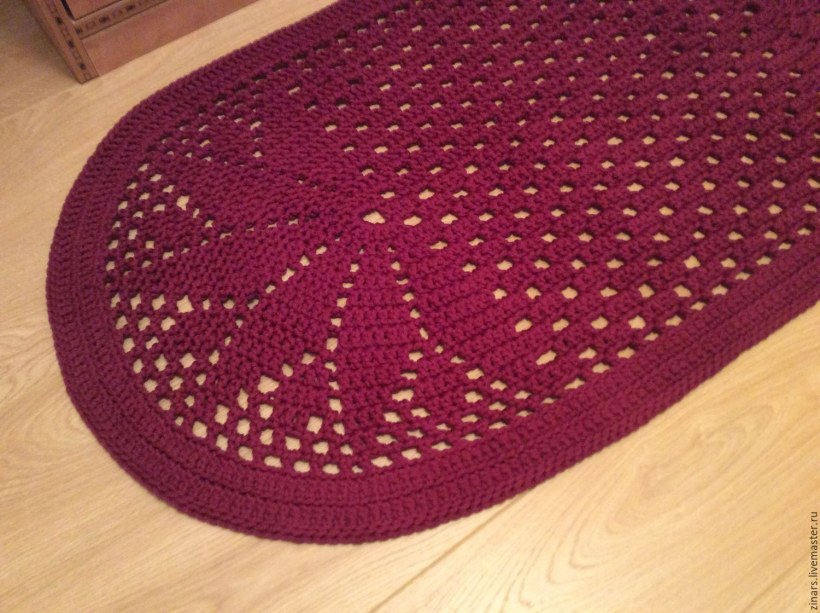 Ковер из полиэфирного шнура Наталья Алимпиева