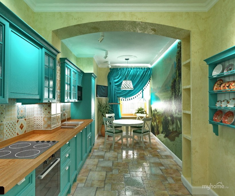 Кухня в стиле Средиземноморья