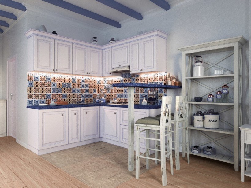 Кухня в стиле Средиземноморья