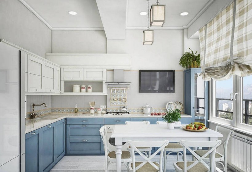 Лавандин в средиземноморском стиле