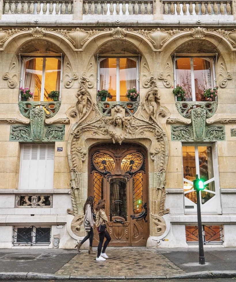 Архитектура арт нуво в Париже