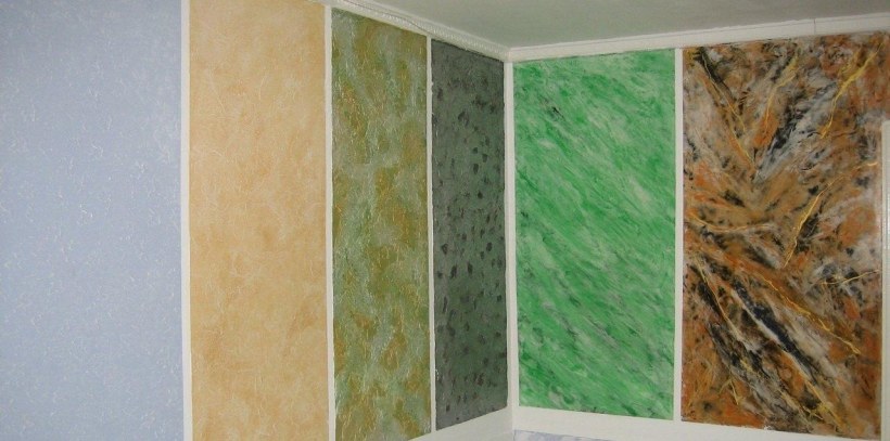 Цветная штукатурка для внутренних стен