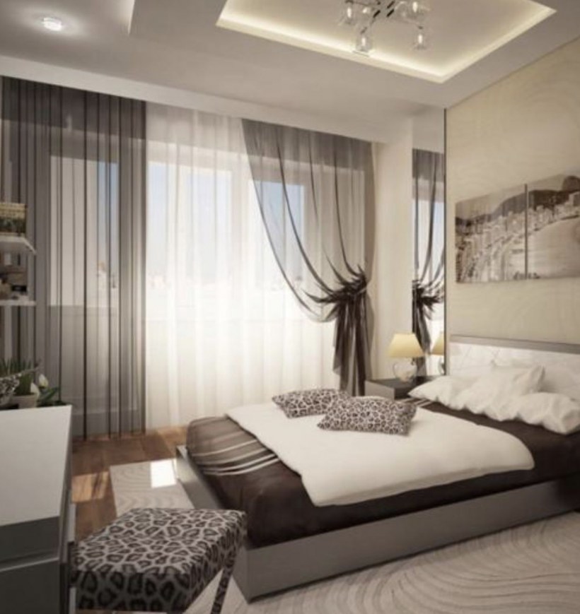 Стильная спальня 14 кв.м