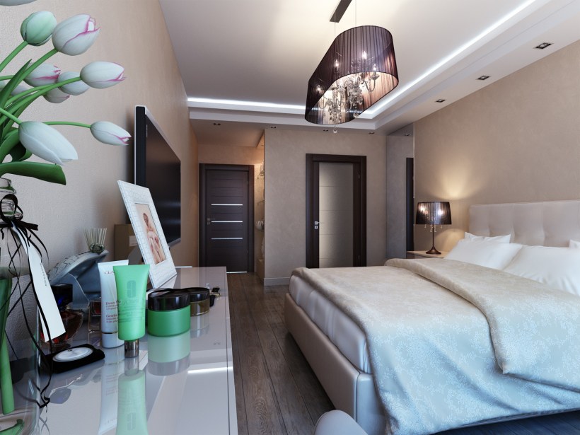 Спальня просто и со вкусом