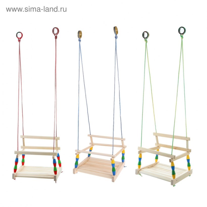 Сус1 качели волна деревянные