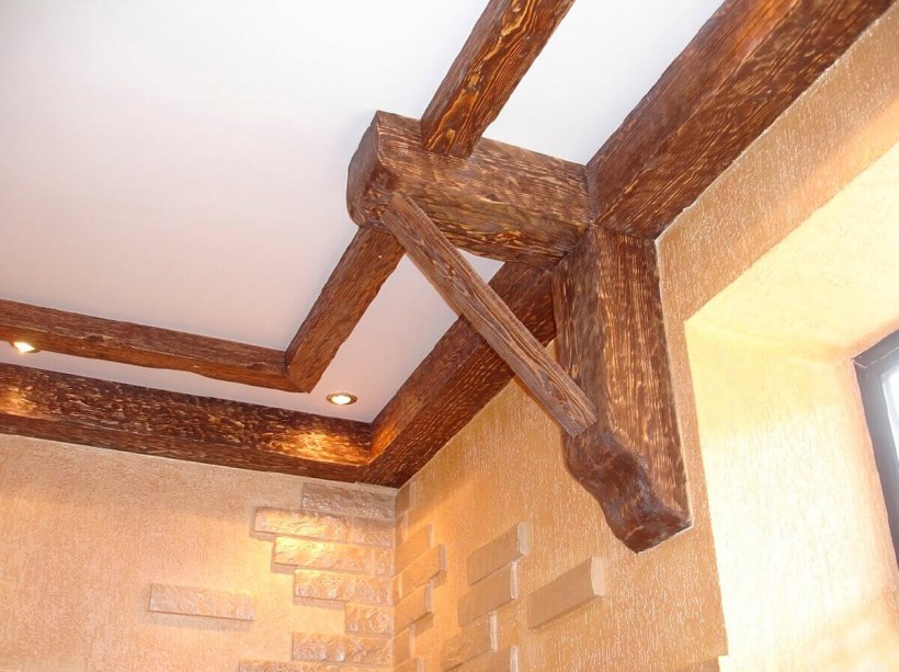 Декоративные балки под старину