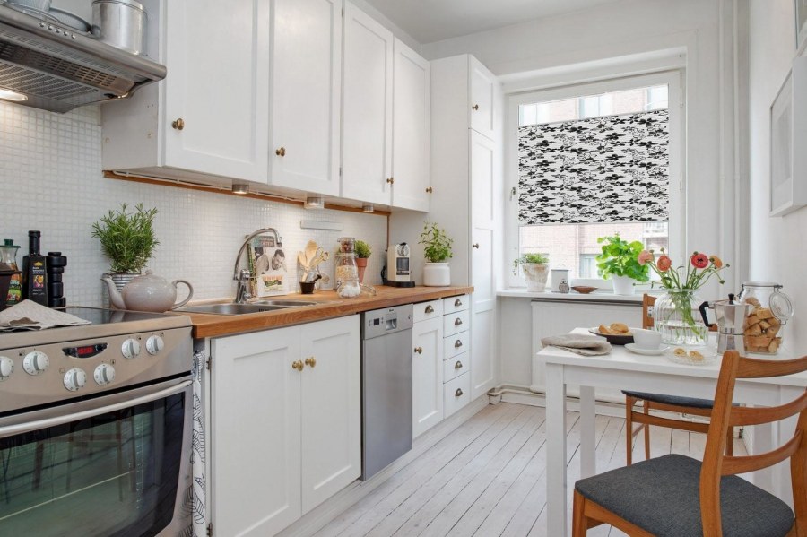 Маленькие кухни в скандинавском стиле