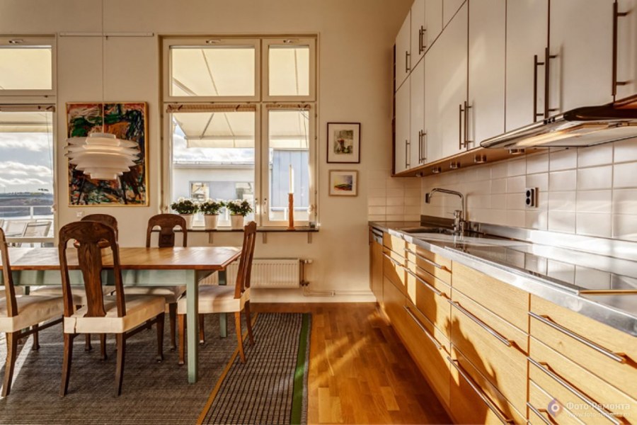 Шведский стиль в интерьере кухни