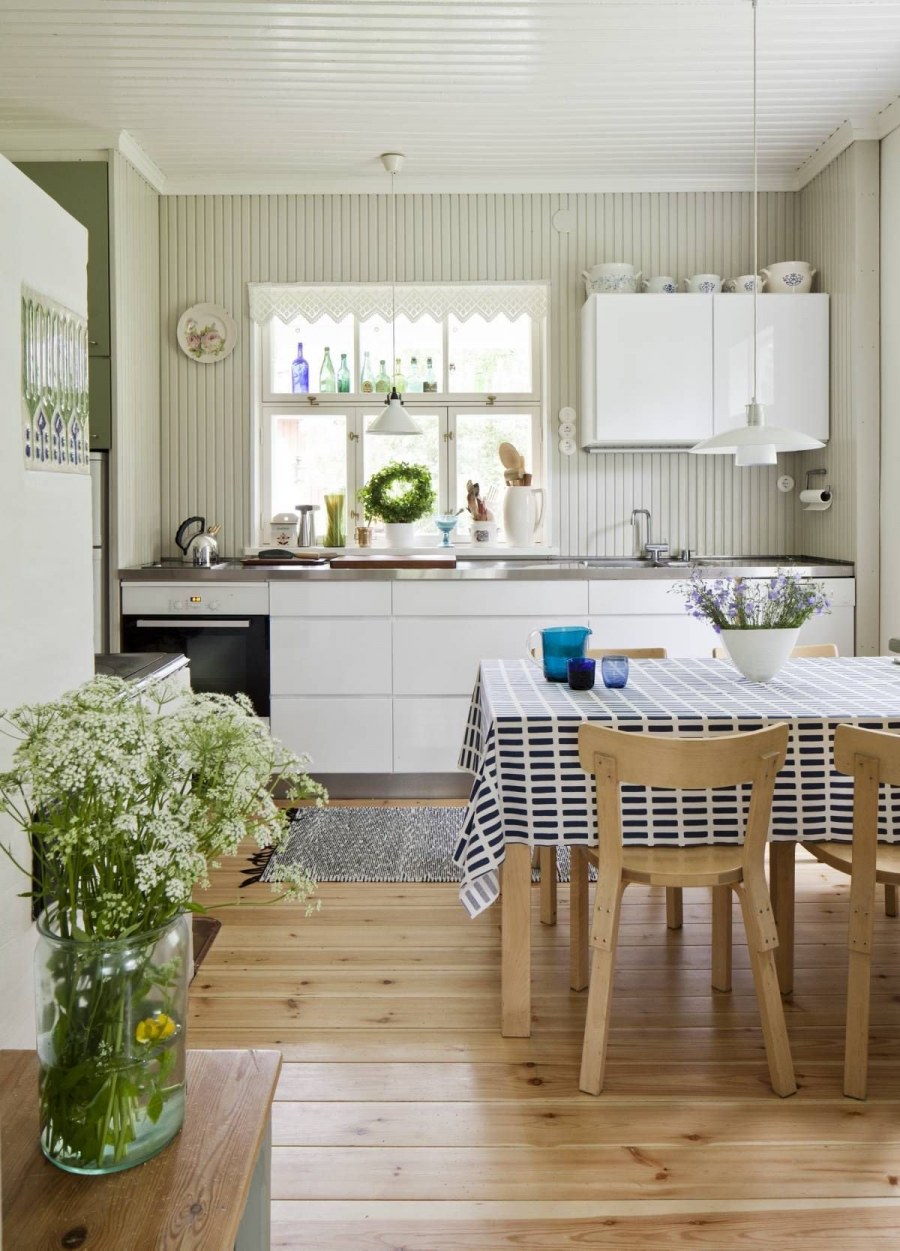 Шведская кухня интерьер