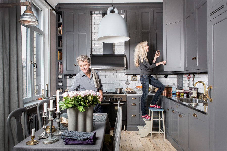 Кухня в шведской квартире